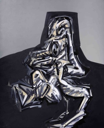 Antonio Saura, Anat dans son Fauteuil, 1985